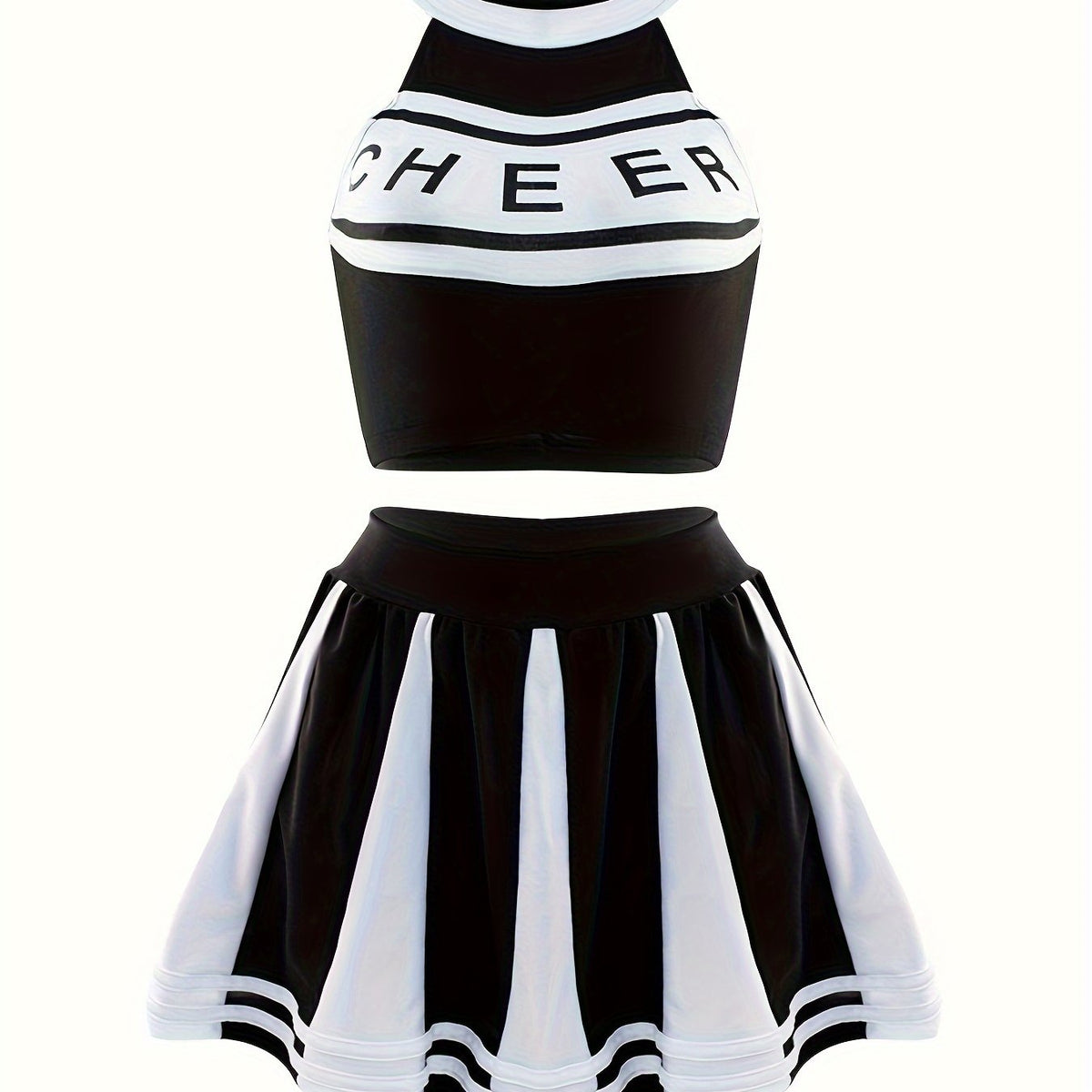 Women's Cosplay Costume Halter Top Mini Skirt