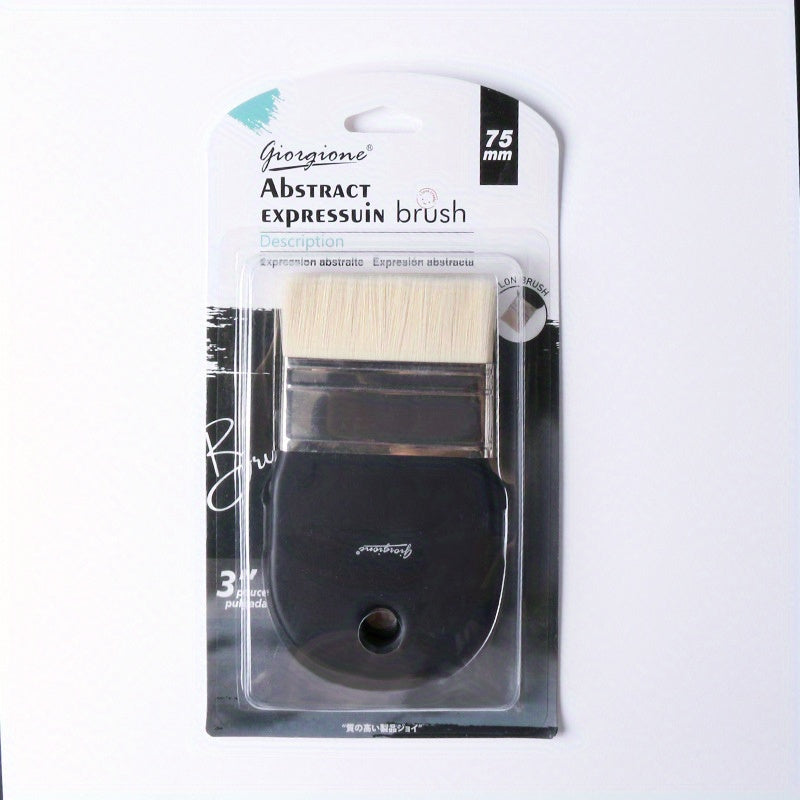 Nylon Hair Brush Flat Headed Painting Brush Pigment Brush