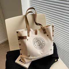 Large Capacity Canvas Shoulder Tote Bag Handbag