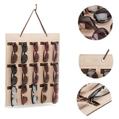 Wall Mounted Foldable Sunglasses Storage Holder