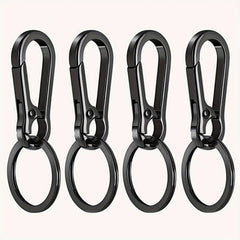 4pcs Metal Clip Buckle Keyring Keychain Hook for Outdoor Camping Hiking