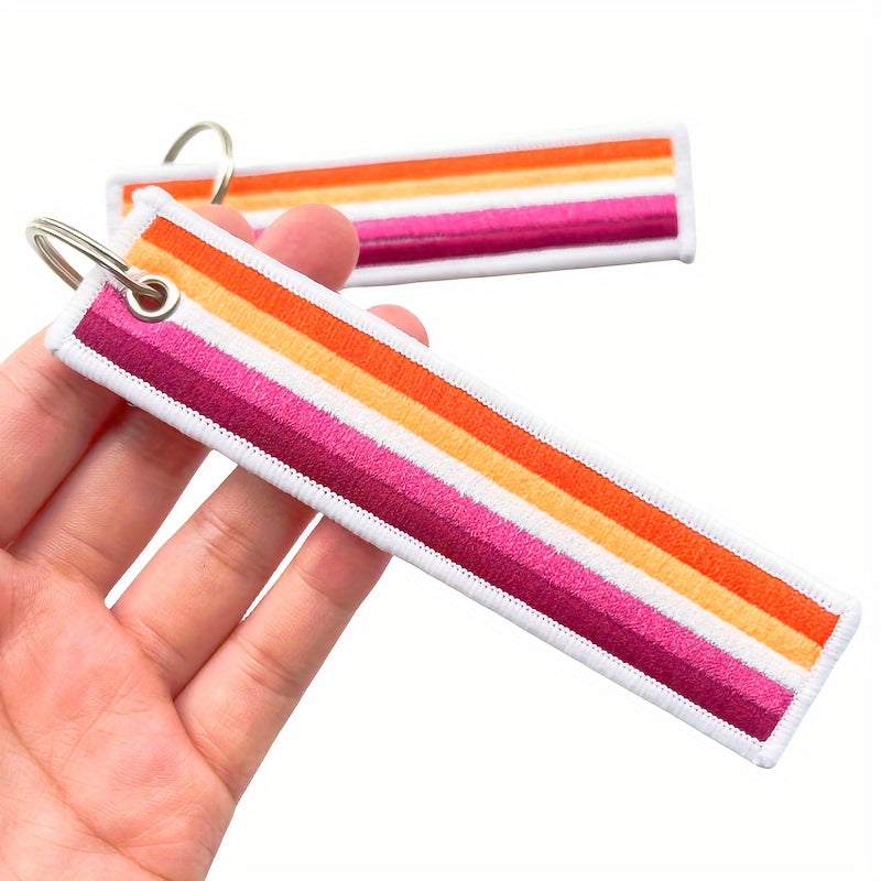 Rainbow LGBT Keychain Pendant Pride Month Accessories