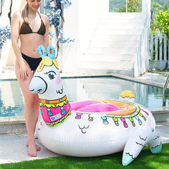 Large Alpaca Water Float Ring for Adults