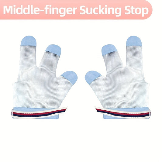 Breathable Adjustable Thumb Guard Gloves for Babies