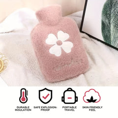 Plush Hand Warmer Hot Water Bag for Camping Travel