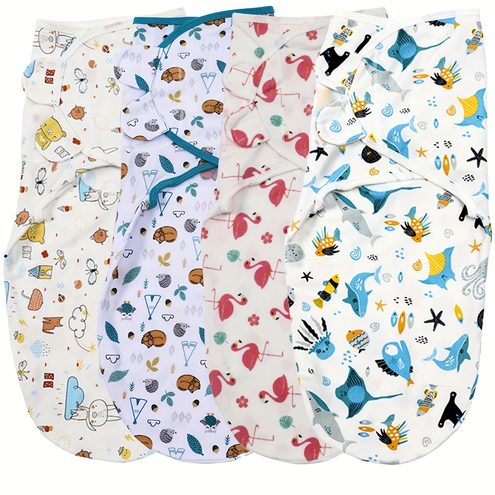 Adjustable Swaddling Sleeping Bag For 0-6 Months Baby