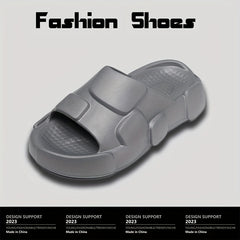 Men's Non Slip Platform Slides Comfortable Cloud Slides For Indoor Outdoor