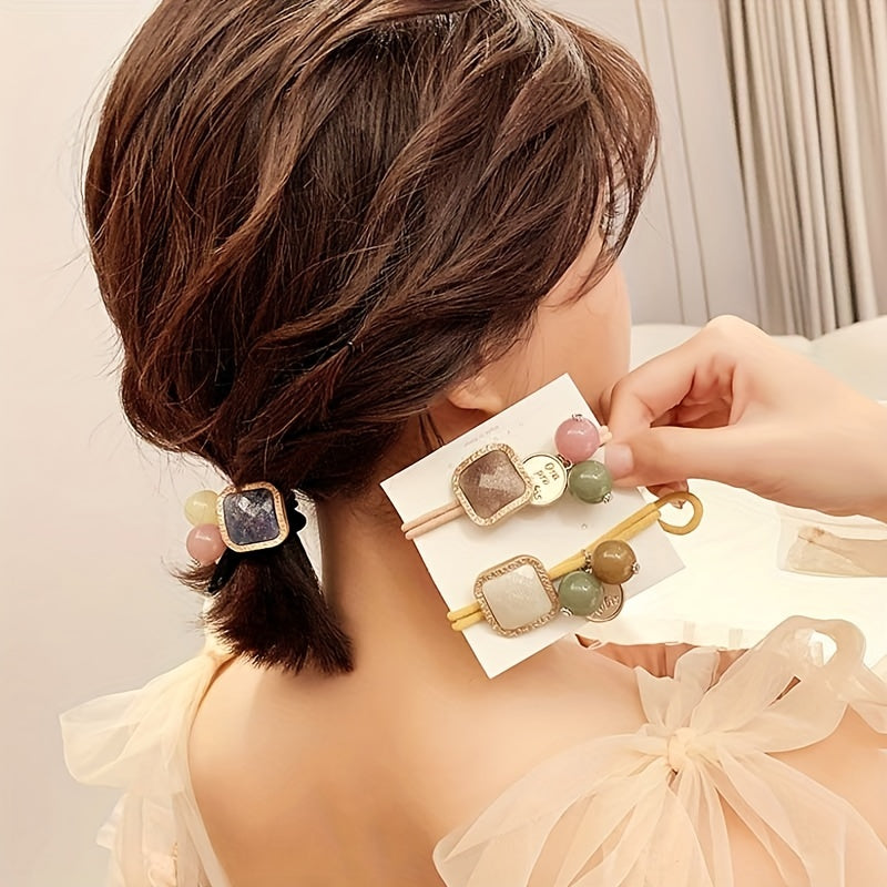 3pcs Beaded Headrope Y2K Hair Accessories