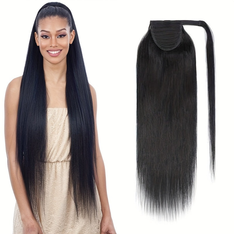 Long Straight Ponytail Extension Human Hair Extensions For Women