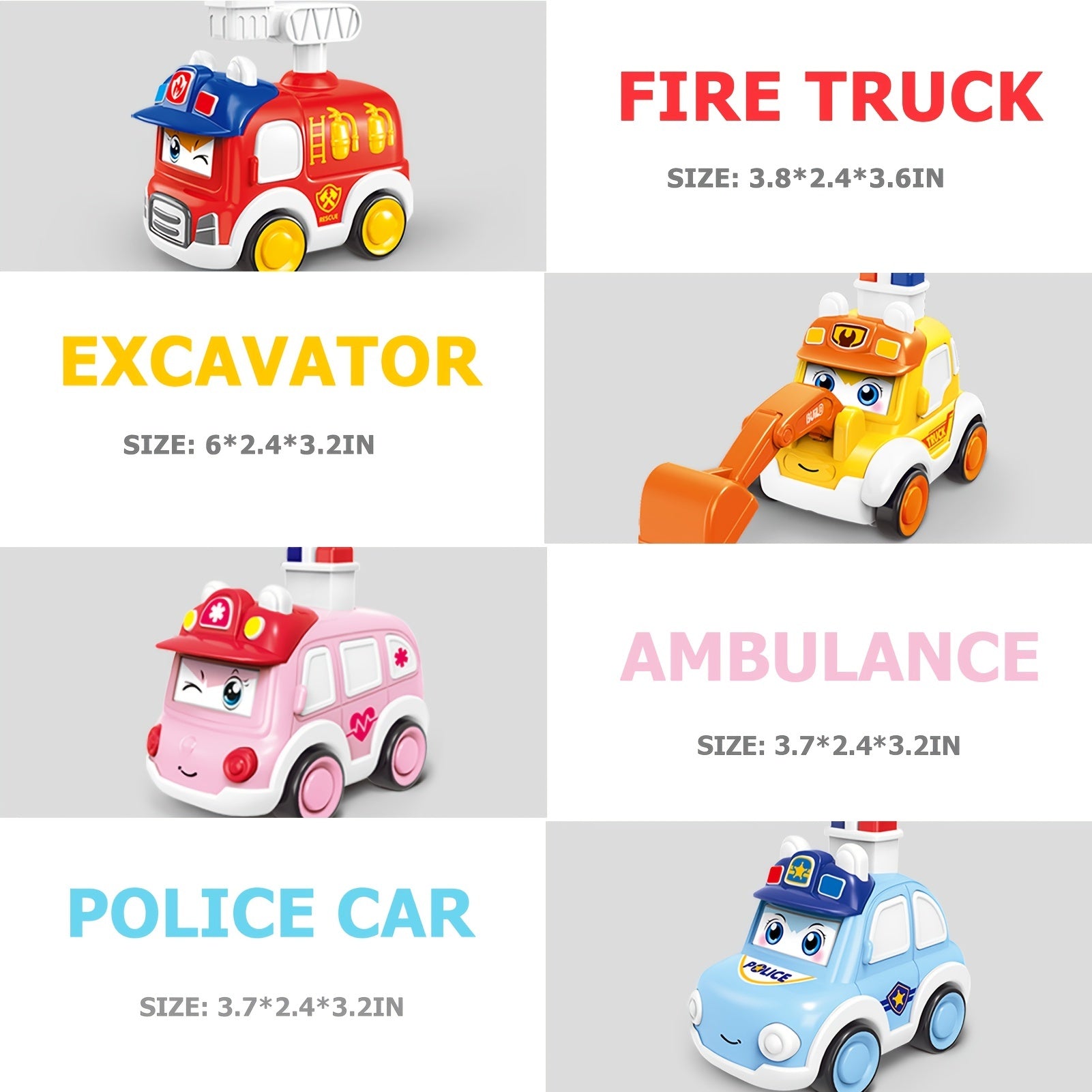 Toddler Car Toy Set with Map Mat and Storage Bags