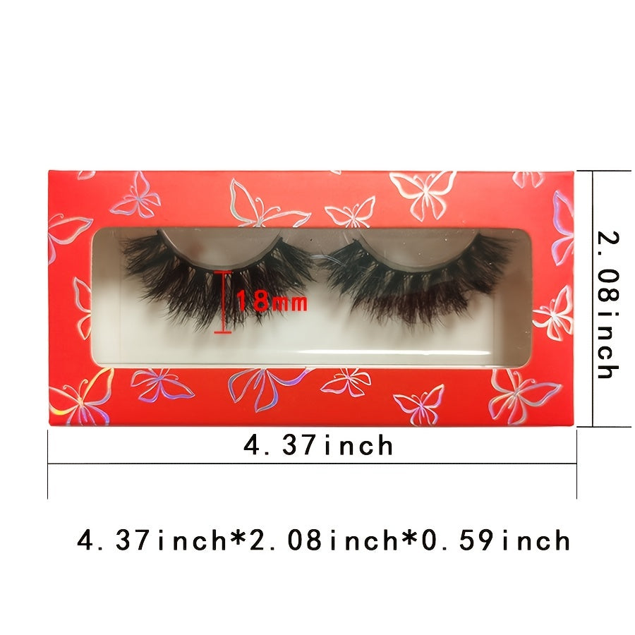 Soft and Natural 3D Mink False Eyelashes Bulk Pack with Carrying Case