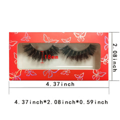 Soft and Natural 3D Mink False Eyelashes Bulk Pack with Carrying Case