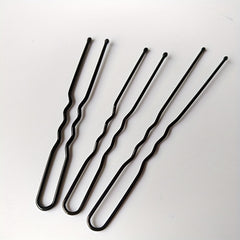 50pcs U-shaped Hairpin for Chignon Bun Hair Styling