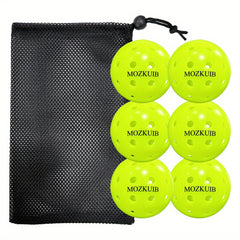 6pcs 40 Hole Seamless Pickleball Set USAPA Approved - Professional Competition