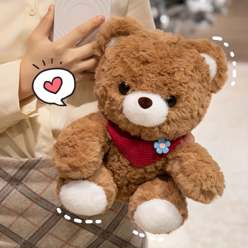 Teddy Bear Plush Toy Scarf Bear or Birthday Gift for Boys and Girls