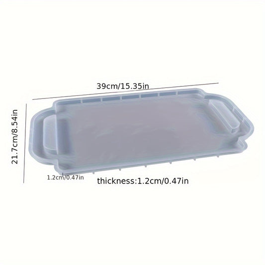 Silicone Resin Mold Food Serving Tray with Handle