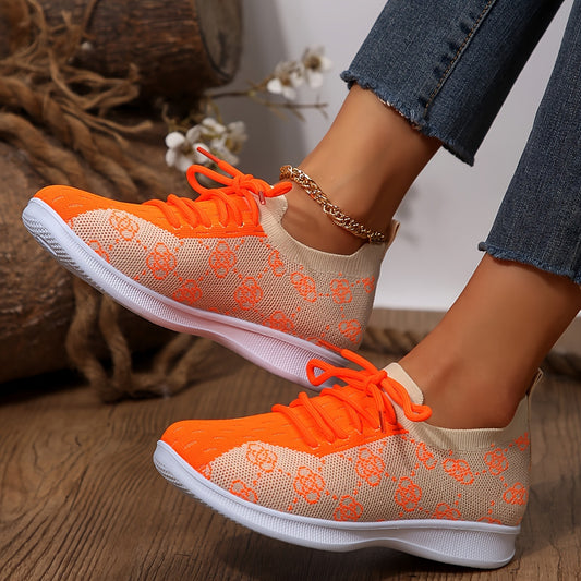 Women's Outdoor Running Shoes Mesh Breathable Non Slip Lightweight Sneakers
