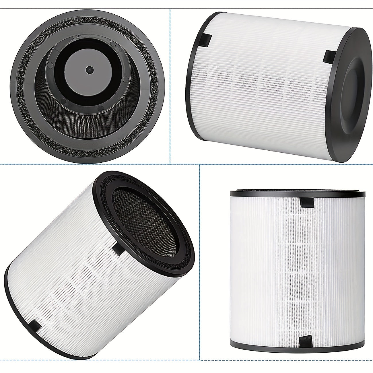 H13 True HEPA & Carbon Air Filter Set - Clean Air & Reduce Allergens/Odors