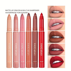 Dual Use Lip Liner Pen Smudge Proof Matte Finish Long Lasting Lip Makeup