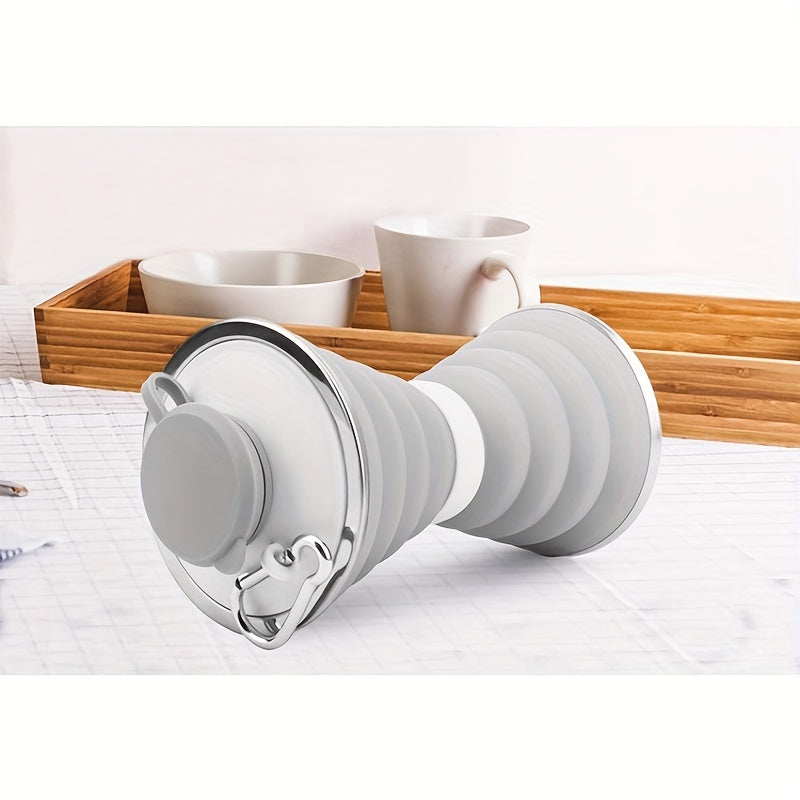 Portable Foldable Silicone Water Bottle Leakproof Reusable