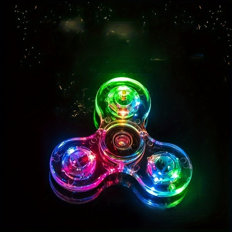 LED Light Fingertip Gyroscope Stress Relief Toy