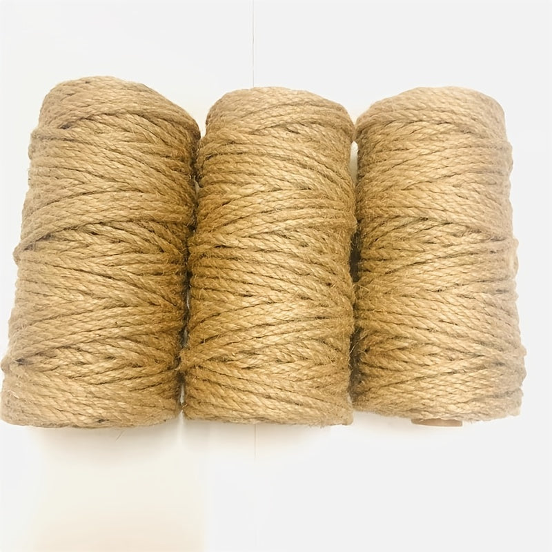 164ft Jute Rope Thick Hemp Rope For DIY Arts Crafts Gardening Home Decor