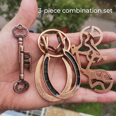 3pcs Intelligence Unlocking Puzzle Set