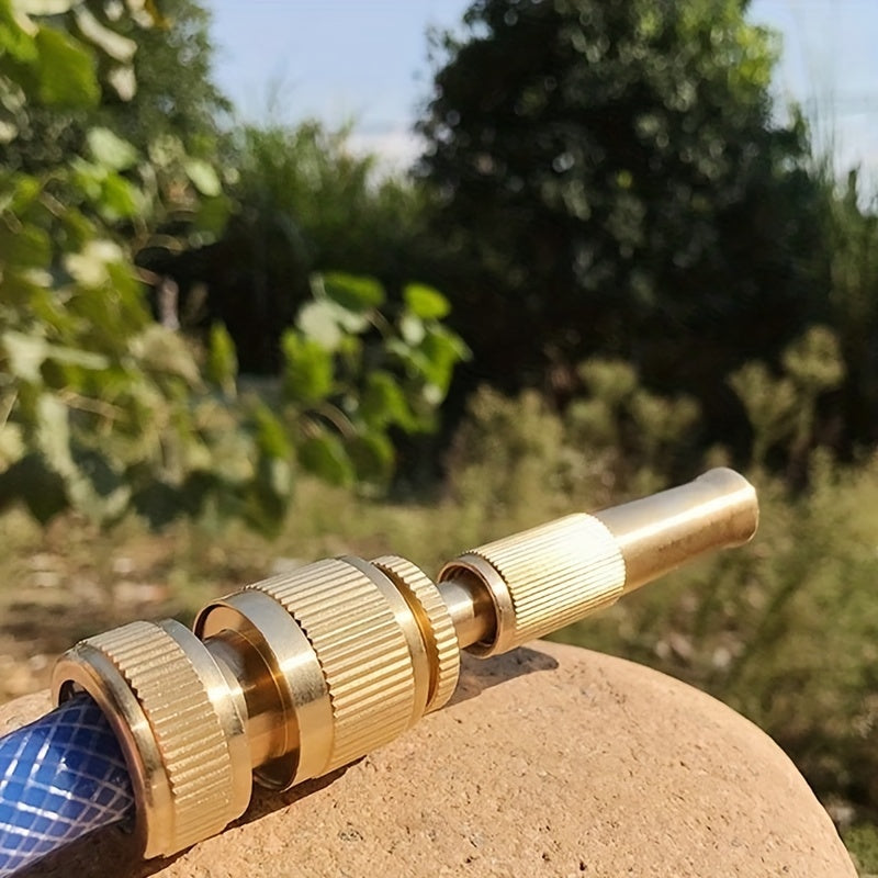 Adjustable Pressure Washer Garden Tool Sprinkler Brass Nozzle Water Gun
