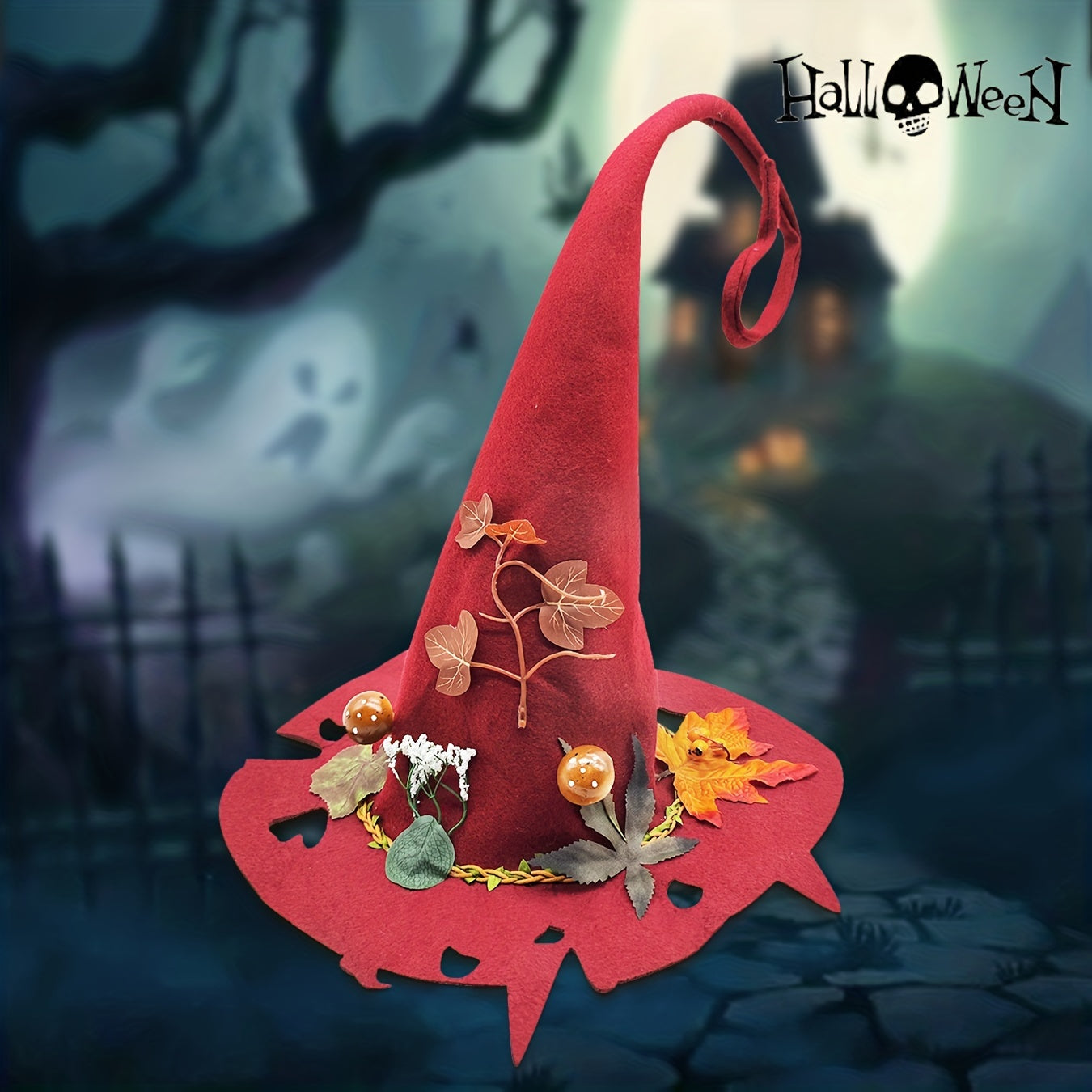 Spooky Halloween Witch Hat Adds a Magical Touch to Your Party