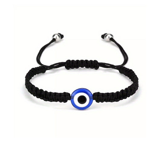 Evil Eye Charm Red Rope Adjustable Bracelet Unisex Hand Decoration