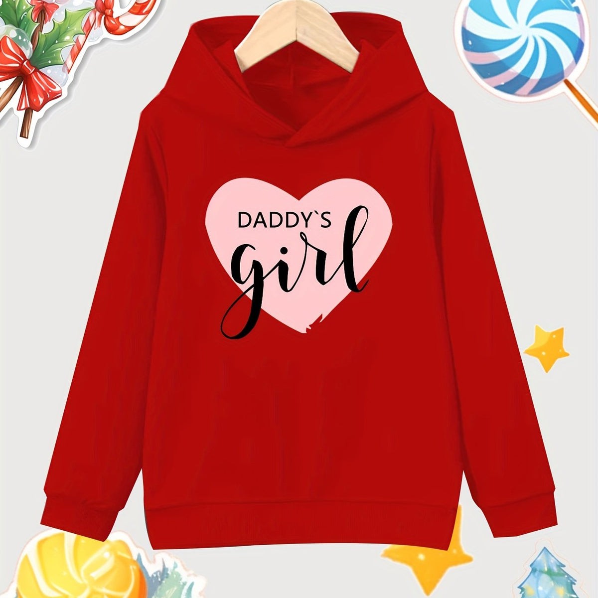 Girl's Cotton Hoodie Active Breathable Sweatshirt