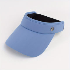 Solid Visor Hat Casual Sunshade Sports Golf Baseball Cap Unisex Lightweig...