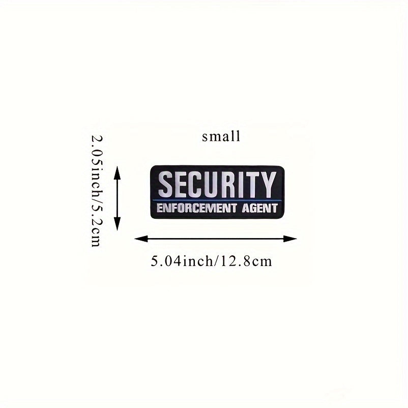 Security Enforcement Agent Embroidery Patch Applique