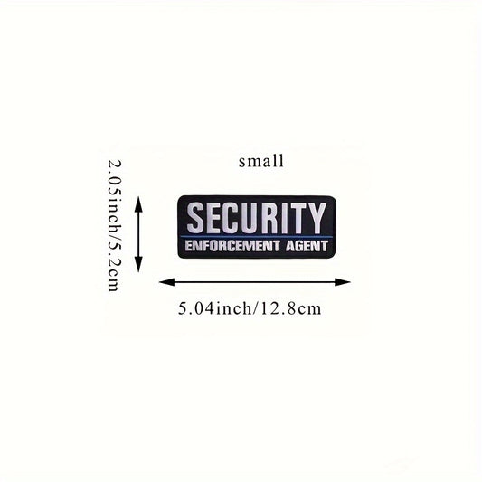 Security Enforcement Agent Embroidery Patch Applique