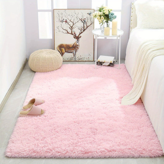 Large Plush Rug 3' x 28ft, 5' x 25ft - Non Slip Washable Soft Area Carpet