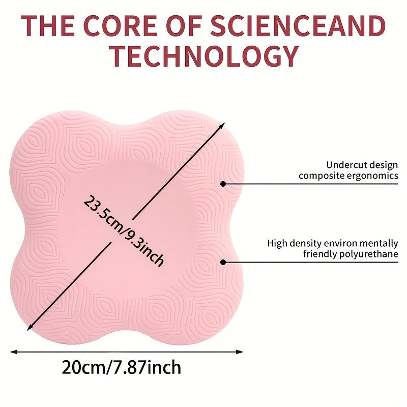 Non Slip Yoga Knee Pad Thick Foam for Pilates & Exercise
