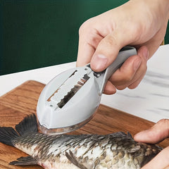 4pcs Stainless Steel Fish Scale Remover Fish Scaler Brush Fish Scaler Cleaner