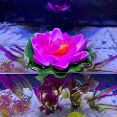 Realistic Artificial Lotus Flowers for Pond Pool Aquarium Decoration