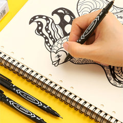 0 5 1 0mm Double Head Marker Waterproof Brush Pens