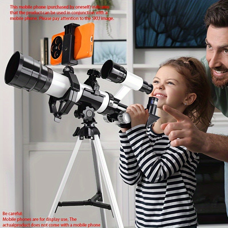 Kids Telescope with Tripod Stand 60X Magnification ABS Material