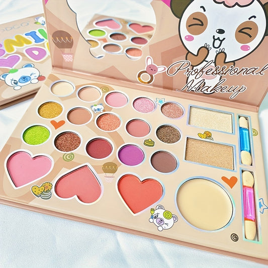 Lovely Bear 21 Colors Eyeshadow Palette for Party Makeup