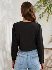 Solid Cropped Jacket 3/4 Sleeve Open Front Outerwear