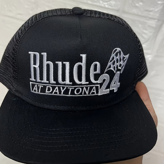 Letter Trucker Hat Adjustable Mesh Baseball Cap