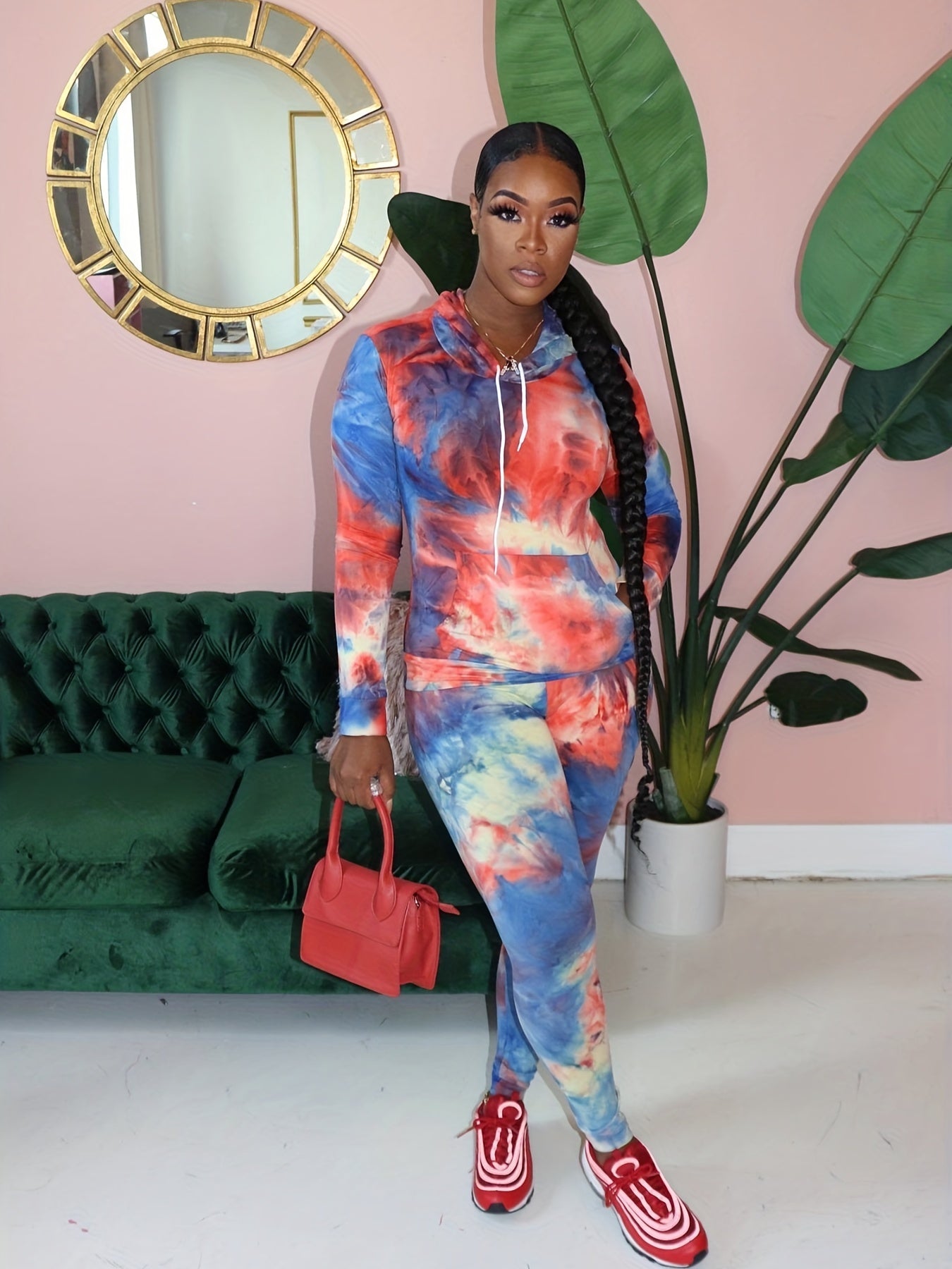  Tie Dye Hoodie & Pants Set