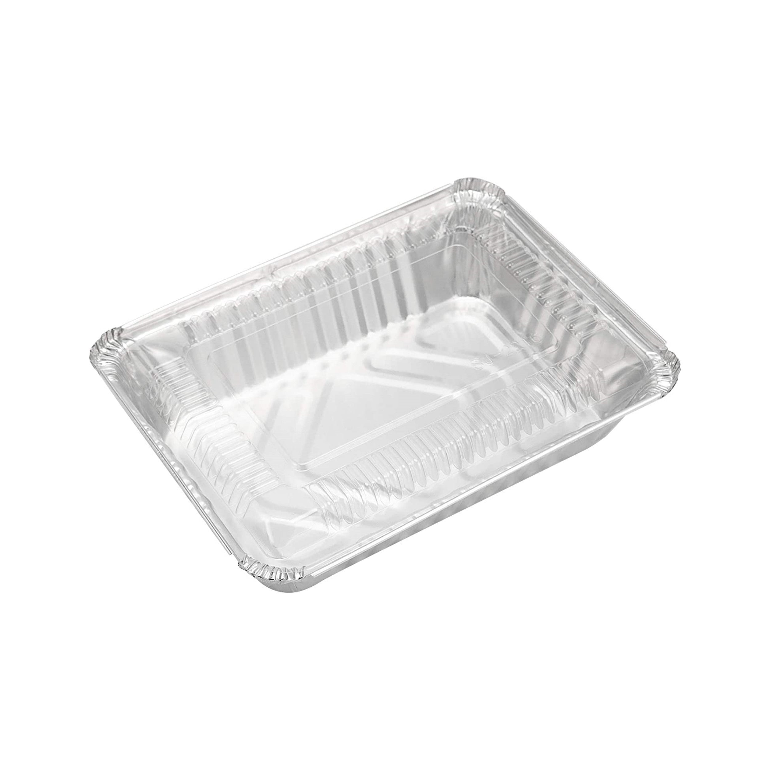 20Pcs 9x7 Aluminum Pans w/ Lids Take Out Containers