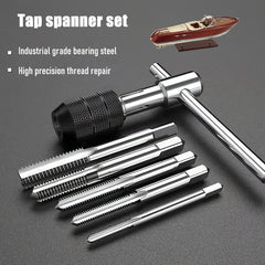 6pcs T Type Drill Set for DIY M3 M4 M5 M6 M8 Tap Set