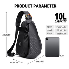 Outdoor Portable Anti theft Messenger Bag Small Backpack Shoulder Bag