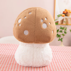 TINICOOCAT Mushroom Plush Toy Soft Stuffed Mushroom Doll for Home Decor