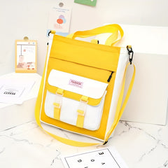 Canvas School Bag for Primary Students