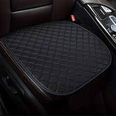 Napa Faux Leather Car Seat Cushion Star Embroidery Non-slip Single Piece